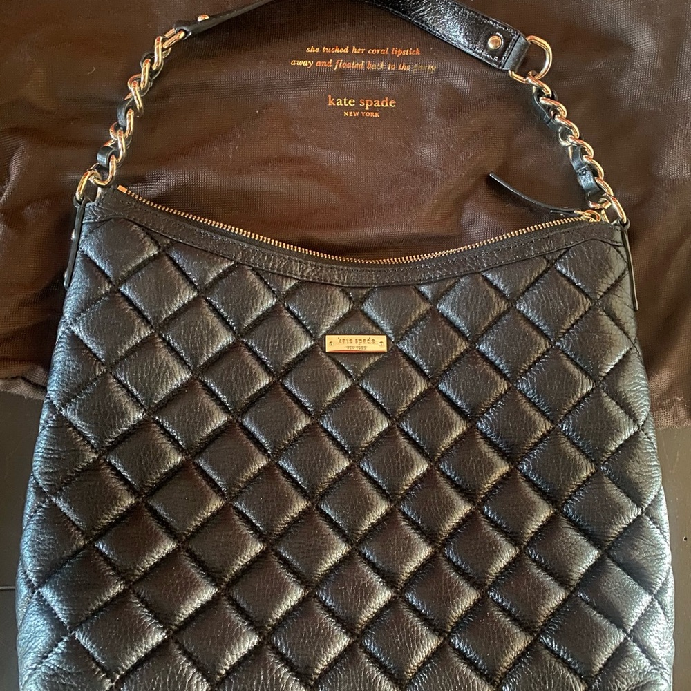 Kate Spade Black Quilted Women's Bag